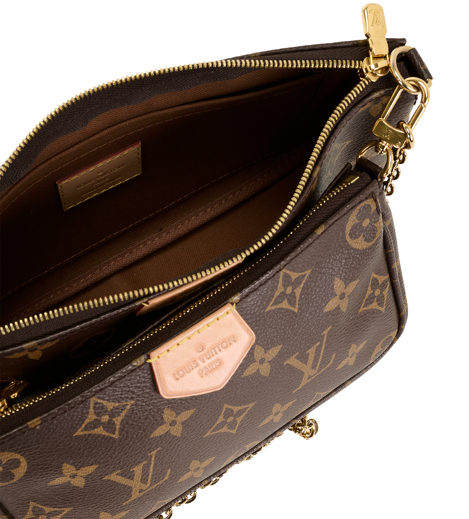 Multi Pochette Accessoires, &pound;1,600, Handbags, Brown, Canvas, Other view